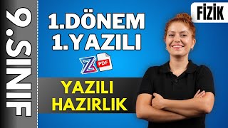 9sınıf fizik 1dönem 1yazılıya hazırlık  MEB SENARYOSU YENİ MÜFREDAT  2024 2025 📂PDF [upl. by Atnohsal786]