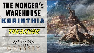 The Mongers Warehouse Korinthia  Loot Treasure Location  ASSASSINS CREED ODYSSEY [upl. by Nicoli]