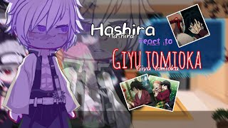 🌊 Past Hashira react to Tomioka giyu Bad video English  indonesia Gacha react [upl. by Aldridge]