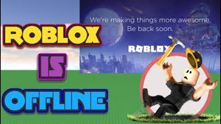 ROBLOX IS OFFLINE  WHY IS ROBLOX DOWN MASSIVE ROBLOX OUTAGE 2021 [upl. by Grim425]