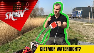 Grondkabel aansluiten en waterdichte verbinding maken stopcontact  BizShow vlog 029 [upl. by Yssac155]