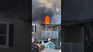 Crews battle fire at Fern Parc apartments in Huntsville shorts [upl. by Euridice]