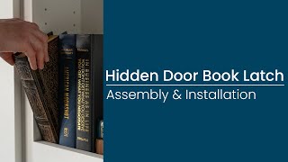 How to Install A Hidden Door Book Latch [upl. by Adnoryt]