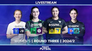 Series Futsal Victoria Womens 20242 Round 2  Full Livestream [upl. by Steele]