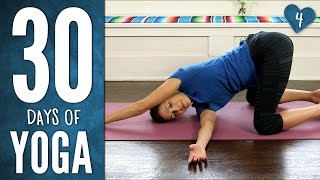 Day 4  Yoga For Your Back  30 Days of Yoga [upl. by Entruoc]