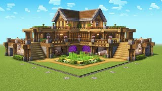 Minecraft Ultimate Survival House Tutorial [upl. by Young654]