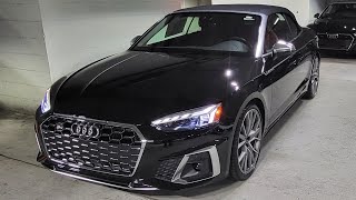 2023 Audi S5 Cabriolet quick look  Still the best Cabriolet on sale [upl. by Cogn]