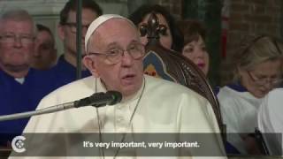 Pope explains ecumenical dialogue [upl. by Timms]