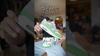 PATTA x Nike Air Max 1 🟢 Chlorophyll « 20Th Anniversary » edt 2024  PART2 nike patta sneakers [upl. by Hairahcaz]