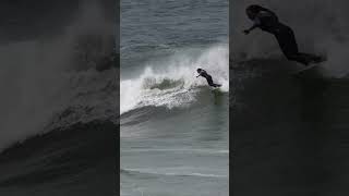 Maud Le Car training in her backyard in Seignosse surfers girl ocean waves summer viralvideo [upl. by Si]