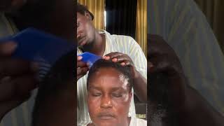 Asmr hair greasing scalp massage asmr asmrvideo scalpmassage hairlosstreatment hairgrowth [upl. by Westland]