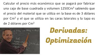 Derivadas Optimización [upl. by Oiruam]