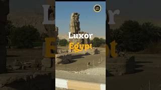 Pharaoh Amenhotep III statue travel egypt shorts [upl. by Omrellig]