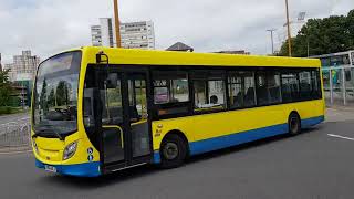 Bus Spotting in Bracknell Thames Valley Enviro200 661 KX64 AEJ Route 158 to North Bracknell Pt2 [upl. by Ginder]