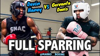 Gervonta Davis vs Devin Haney FULL SPARRING breakdown [upl. by Reneta619]