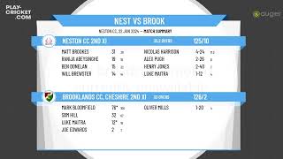 Neston CC 2nd XI v Brooklands CC Cheshire 2nd XI [upl. by Whittaker]