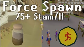 OSRS Double Force Spawn Amylase  75 StamHour  Ardy  Varlamore2 Wyrm Agility [upl. by Scharf]