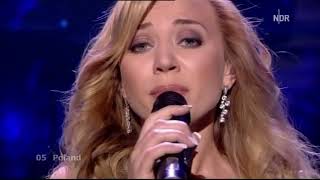 2009 Poland Lidia Kopania  I Dont Wanna Leave 12th place 2nd semifinal at Eurovision in Moscow [upl. by Heng]