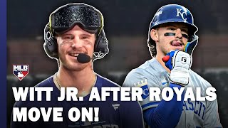 Bobby Witt Jr interview after advancing to ALDS [upl. by Odlanyer]