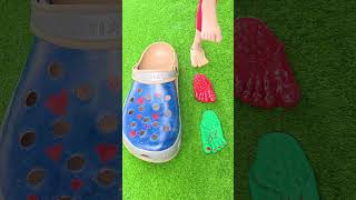 Super cool foot skin sandals  Giant sandals  Funny video shorts trending satisfying [upl. by Sarajane]