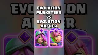 Evolved Musketeer VS Evolved Archers 🎯 clashroyale shorts [upl. by Rebekah]