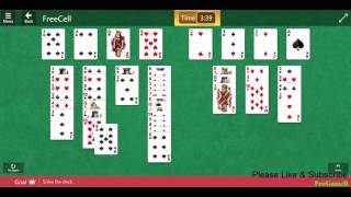 Microsoft Solitaire Collection  Card Games  FreeCell  Daily Challenge 5 April 2017 [upl. by Pournaras]