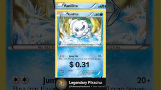 TOP RARE CARD VANILLITE POKEMON pokemon tcgshorts pokemoncards tcgpokemon pokemongo pokémon [upl. by Nerti]