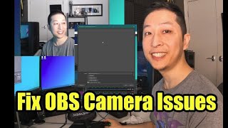 How to fix Webcam Camera Black Screen and not showing  freezing in OBS  OBS Troubleshooting [upl. by Aramois848]