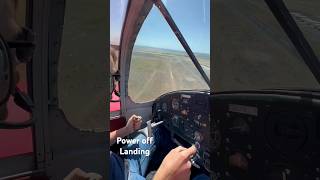 Power Off Landing in Ercoupe aviation ercoupe idaho flying [upl. by Gudrun]