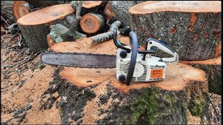 Stihl 009L 💪💪VINTAGE 36 CC KING💪💪 [upl. by Dewey229]