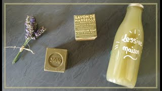 🧺 Lessive Maison  au savon de Marseille [upl. by Cohberg]