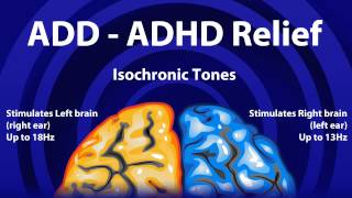 ADD ADHD Relief  Isochronic Tones just tones [upl. by Evita]