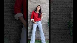 Lets style Wide Leg Jeans  outfit ideas  outfitideas shorts [upl. by Lutim]