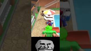 Roblox IQ Moment Troll Face Meme shorts [upl. by Yrollam198]