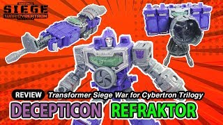 Transformer Siege Deluxe Refraktor WFC S36SG28 review [upl. by Salkcin439]