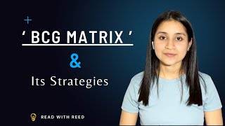 BCG Matrix in Hindi  BCG Matrix in Strategic Management [upl. by Airdnas774]