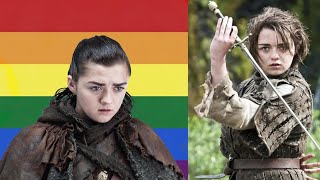 Maisie Williams Arya Stark London interview 2016 Beautiful gameofthrones beautiful arya got [upl. by Ellerey]