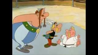 The Twelve Tasks of Asterix  German Wrestler Swe [upl. by Atirehgram]