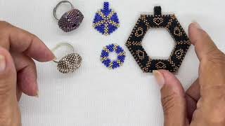 26 Circular peyote stitch introduction [upl. by Sancho985]