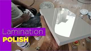 Lamination Polish  Laminate Furniture Polish  Laminate for Wardrobe [upl. by Ahsatniuq]