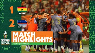 HIGHLIGHTS  Ghana 🆚 Cape Verde TotalEnergiesAFCON2023  MD1 Group B [upl. by Beall]