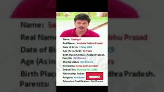 Comedian Saptagiri Biography shortvideo [upl. by Stier167]