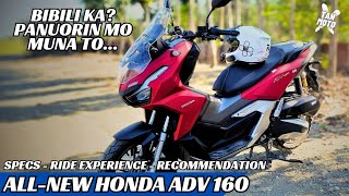 Honda ADV 160 Full Review  Sulit ba ang ₱160k [upl. by Nirak282]