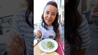 Trying Pesto Genovese in Genoa Italy where it was invented  Watch full video for more [upl. by Lsiel190]