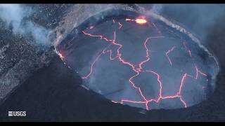 Kīlauea Summit Eruption — Lava Returns to Halemaʻumaʻu [upl. by Haneekas953]