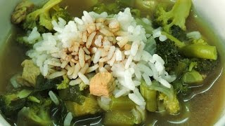 Sopa de pollo frito con verduras RecetasdeLuzMa [upl. by Anauqat]