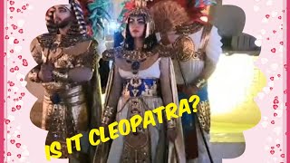 Is Cleopatra alive🤔  Looks real Cleopatra walking in Boulevard World  Riyadh Season 2024 [upl. by Yadseut]