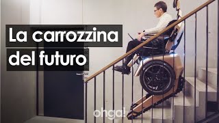 La carrozzina del futuro abbatte le barriere può salire le scale e muoversi su qualsiasi superficie [upl. by Erland942]