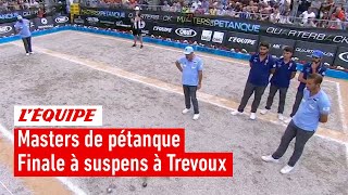 Masters pétanque  Première victoire pour Rocher après une finale à suspense face à lItalie [upl. by Ardni796]