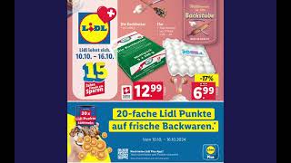 Lidl prospekt Switzerland von 10 10 2024 l Lidl Suisse [upl. by Emor86]